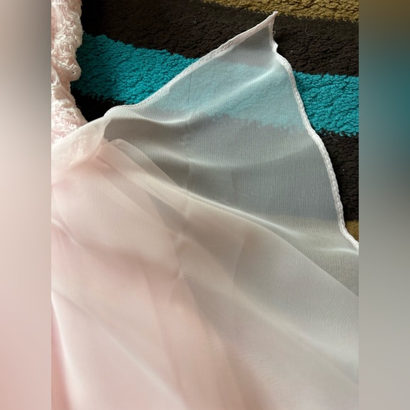 Karen Okada For David Howard Drop Waist Asymmetrical Pink Dress - Picture 8 of 8